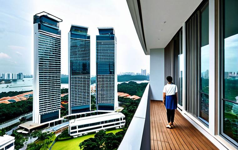 **

"A modern condominium in Singapore with a view of the Marina Bay skyline, fully clothed people on the balcony enjoying the view, safe for work, appropriate content, professional photography, perfect anatomy, correct proportions, natural pose, high quality, bright and airy, Singaporean architecture, modern design, family-friendly, modest setting."

**